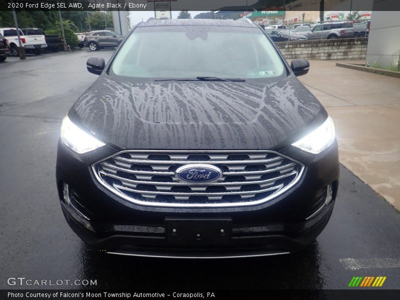 Agate Black / Ebony 2020 Ford Edge SEL AWD