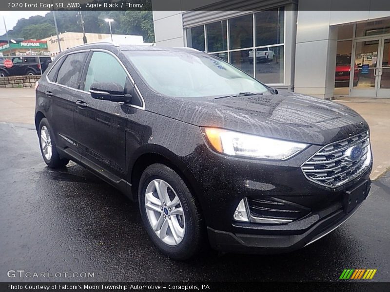 Agate Black / Ebony 2020 Ford Edge SEL AWD