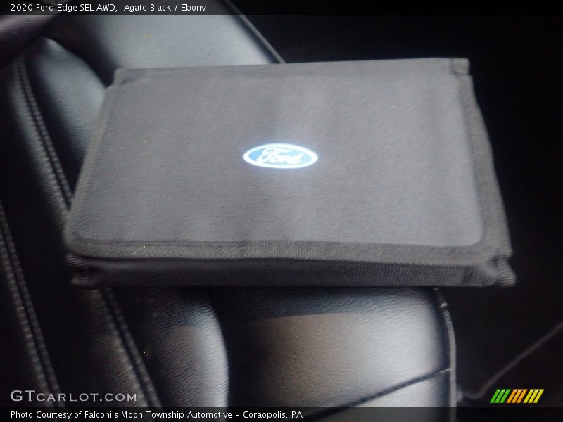 Agate Black / Ebony 2020 Ford Edge SEL AWD