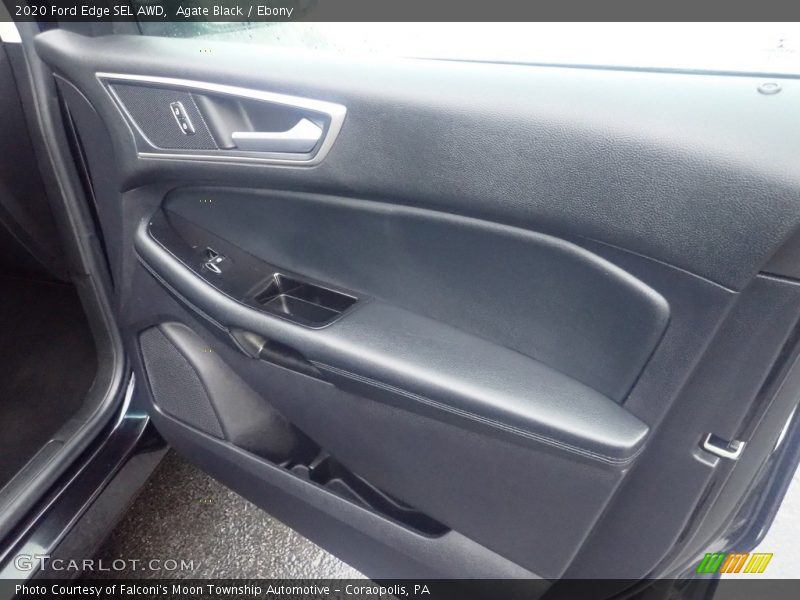 Agate Black / Ebony 2020 Ford Edge SEL AWD