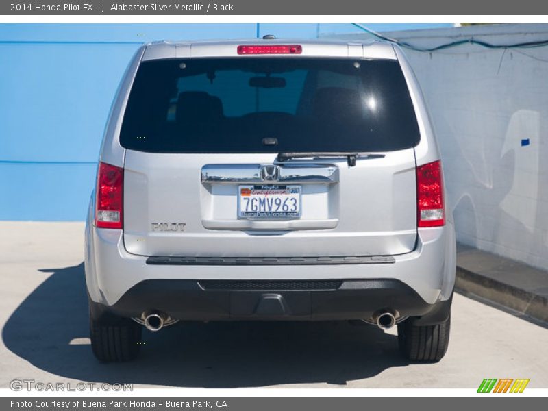 Alabaster Silver Metallic / Black 2014 Honda Pilot EX-L