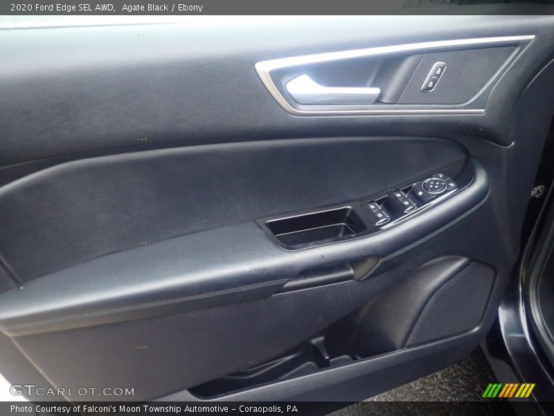 Agate Black / Ebony 2020 Ford Edge SEL AWD