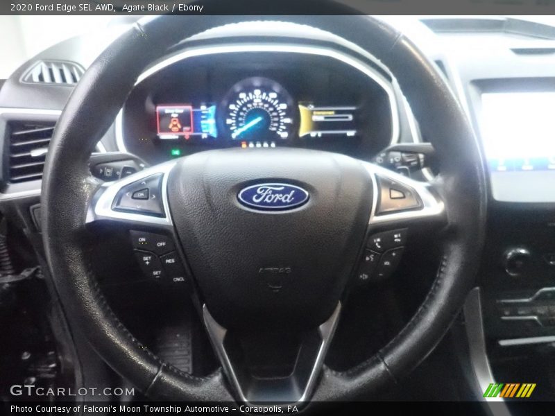 Agate Black / Ebony 2020 Ford Edge SEL AWD