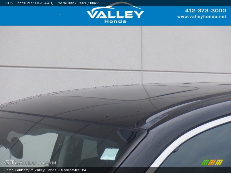 Crystal Black Pearl / Black 2019 Honda Pilot EX-L AWD