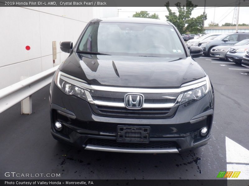 Crystal Black Pearl / Black 2019 Honda Pilot EX-L AWD