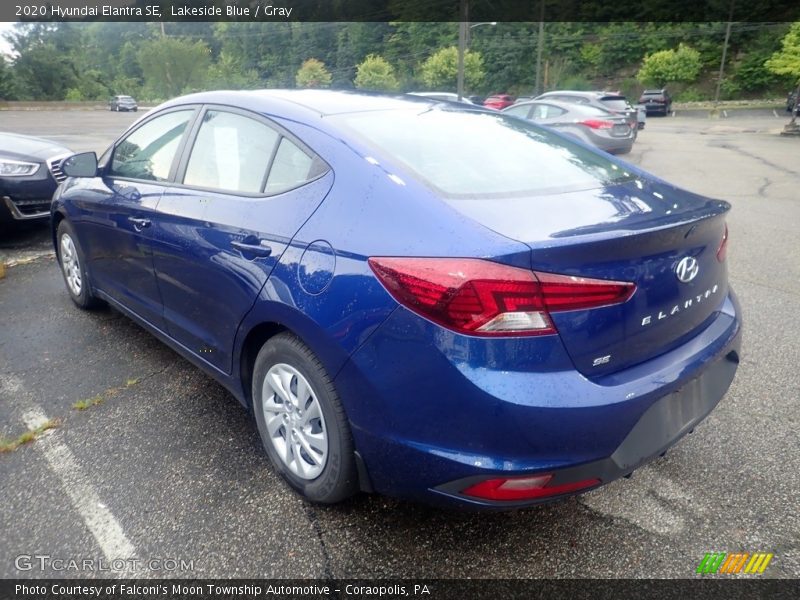 Lakeside Blue / Gray 2020 Hyundai Elantra SE