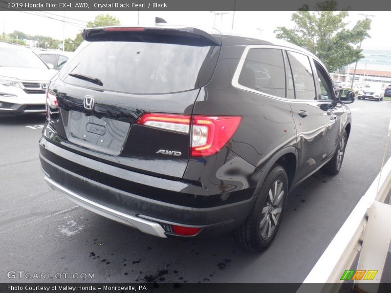 Crystal Black Pearl / Black 2019 Honda Pilot EX-L AWD