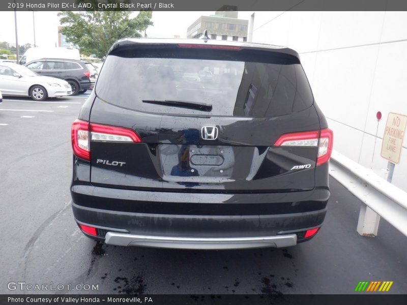Crystal Black Pearl / Black 2019 Honda Pilot EX-L AWD