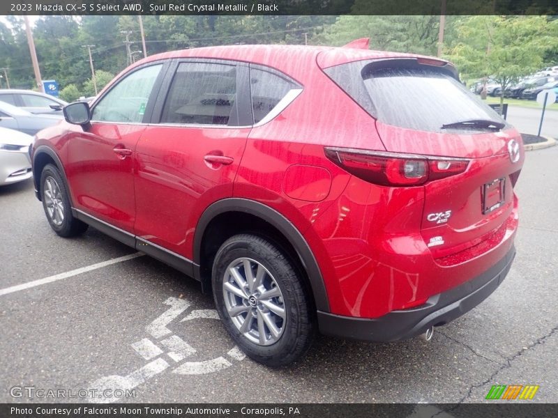 Soul Red Crystal Metallic / Black 2023 Mazda CX-5 S Select AWD