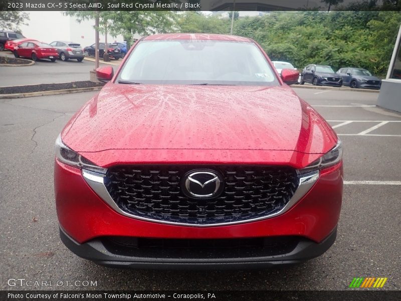 Soul Red Crystal Metallic / Black 2023 Mazda CX-5 S Select AWD