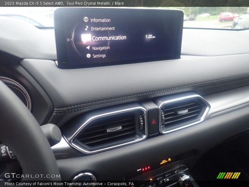 Soul Red Crystal Metallic / Black 2023 Mazda CX-5 S Select AWD