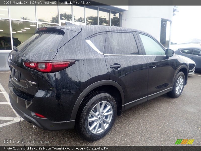 Jet Black Mica / Black 2023 Mazda CX-5 S Preferred AWD