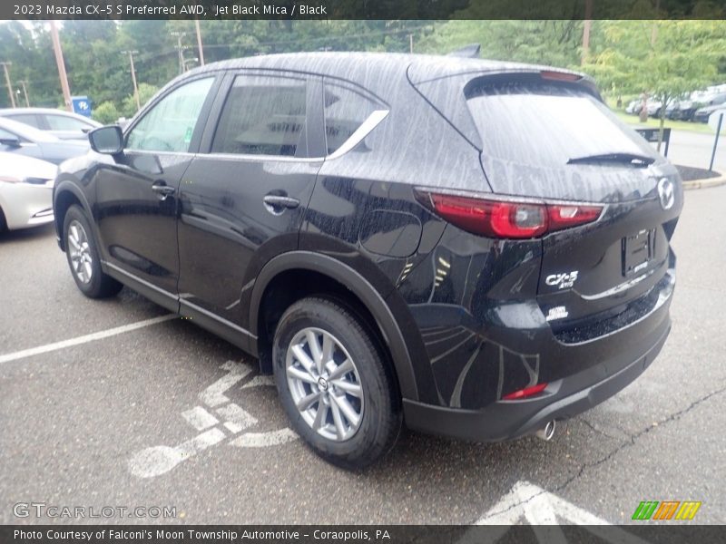 Jet Black Mica / Black 2023 Mazda CX-5 S Preferred AWD