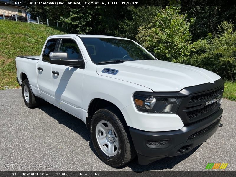 Front 3/4 View of 2023 1500 Tradesman Quad Cab 4x4