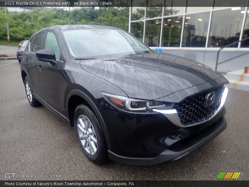 Jet Black Mica / Black 2023 Mazda CX-5 S Preferred AWD