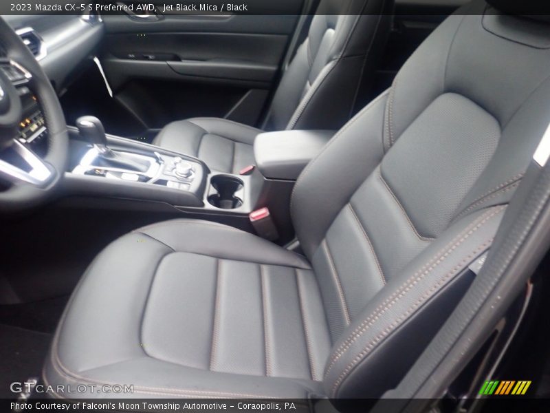 Jet Black Mica / Black 2023 Mazda CX-5 S Preferred AWD