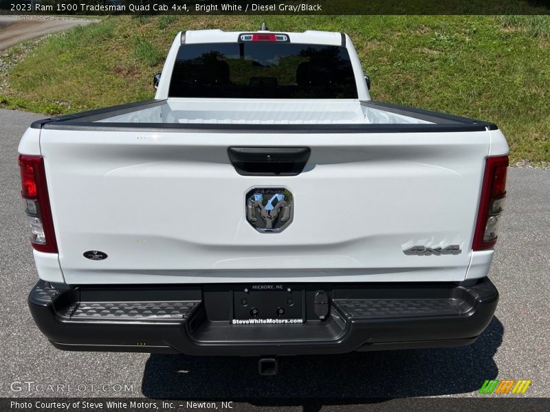 Bright White / Diesel Gray/Black 2023 Ram 1500 Tradesman Quad Cab 4x4