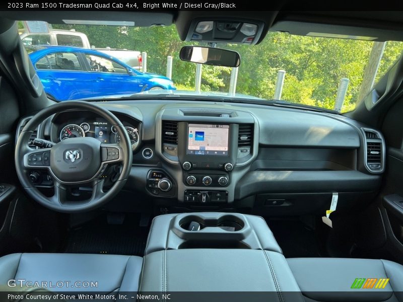 Dashboard of 2023 1500 Tradesman Quad Cab 4x4
