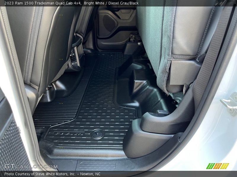Bright White / Diesel Gray/Black 2023 Ram 1500 Tradesman Quad Cab 4x4