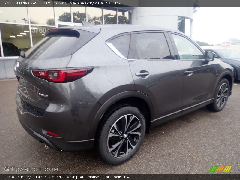 Machine Gray Metallic / Black 2023 Mazda CX-5 S Premium AWD
