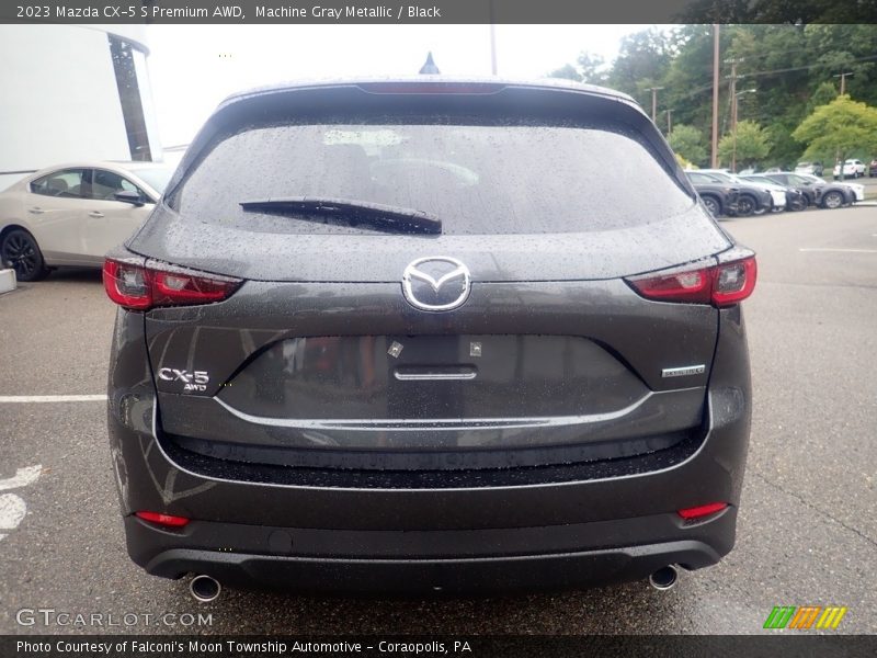 Machine Gray Metallic / Black 2023 Mazda CX-5 S Premium AWD
