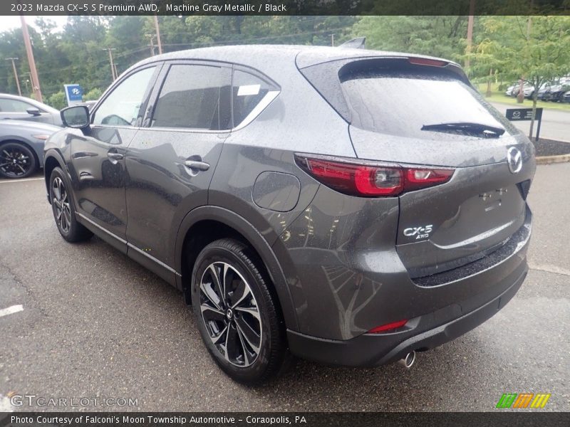 Machine Gray Metallic / Black 2023 Mazda CX-5 S Premium AWD