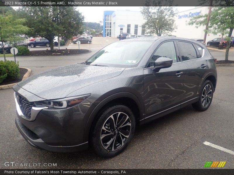 Machine Gray Metallic / Black 2023 Mazda CX-5 S Premium AWD