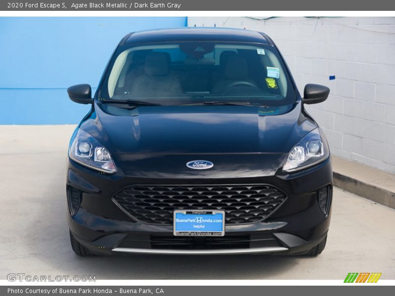 Agate Black Metallic / Dark Earth Gray 2020 Ford Escape S