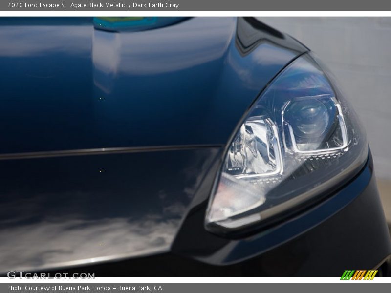Agate Black Metallic / Dark Earth Gray 2020 Ford Escape S