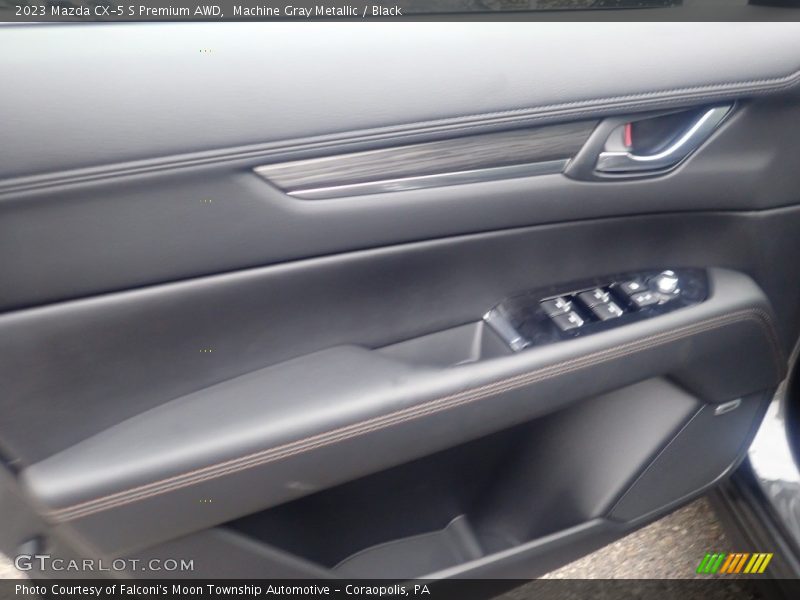 Machine Gray Metallic / Black 2023 Mazda CX-5 S Premium AWD