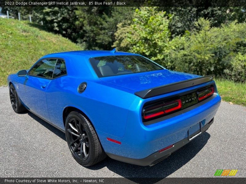 B5 Blue Pearl / Black 2023 Dodge Challenger SRT Hellcat JailBreak