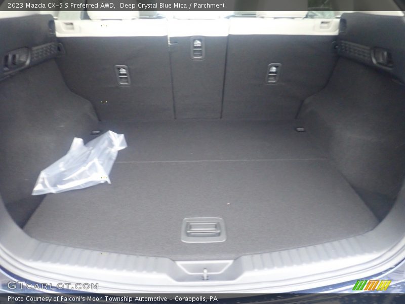 Deep Crystal Blue Mica / Parchment 2023 Mazda CX-5 S Preferred AWD