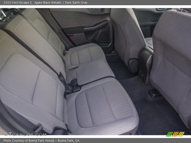 Agate Black Metallic / Dark Earth Gray 2020 Ford Escape S