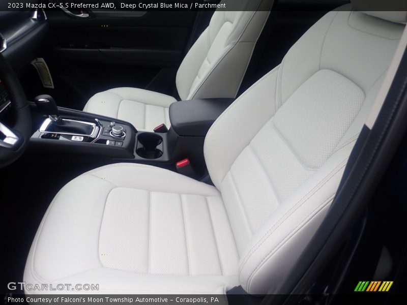 Deep Crystal Blue Mica / Parchment 2023 Mazda CX-5 S Preferred AWD