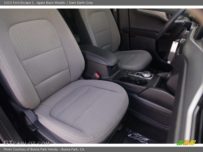 Agate Black Metallic / Dark Earth Gray 2020 Ford Escape S