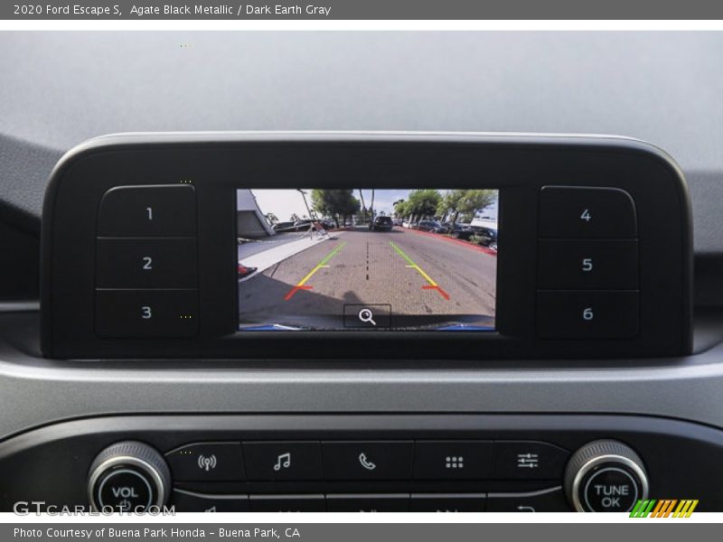 Agate Black Metallic / Dark Earth Gray 2020 Ford Escape S