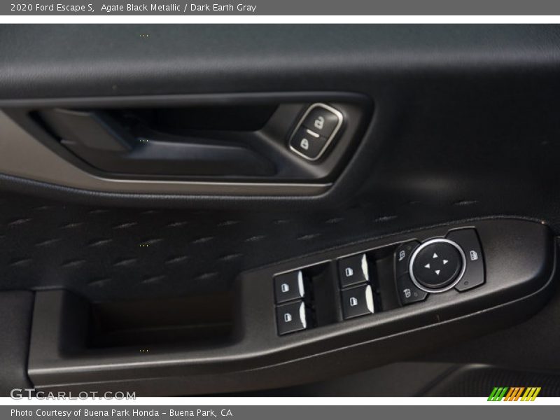 Agate Black Metallic / Dark Earth Gray 2020 Ford Escape S