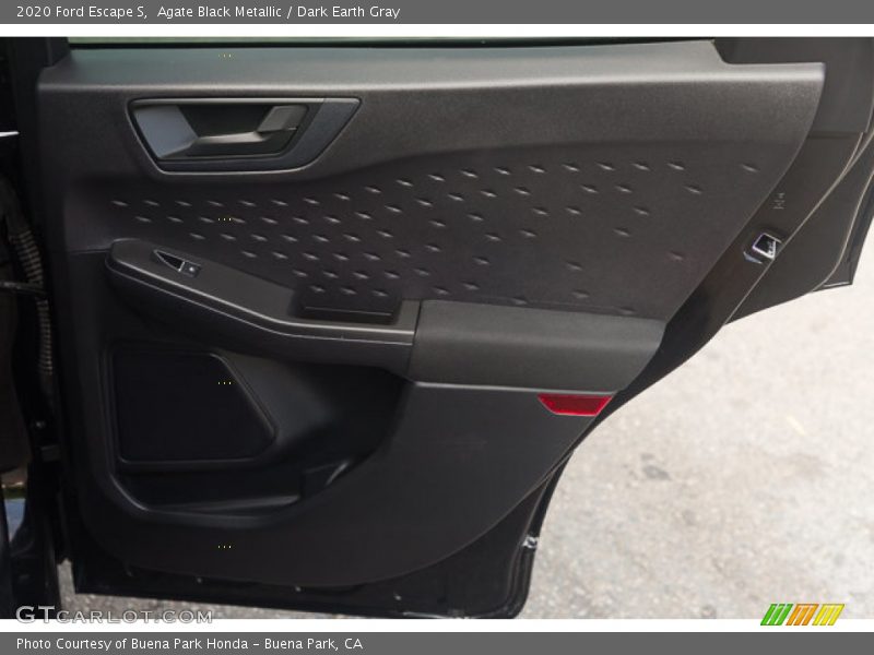 Agate Black Metallic / Dark Earth Gray 2020 Ford Escape S