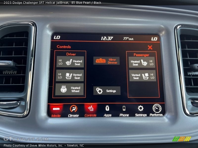B5 Blue Pearl / Black 2023 Dodge Challenger SRT Hellcat JailBreak