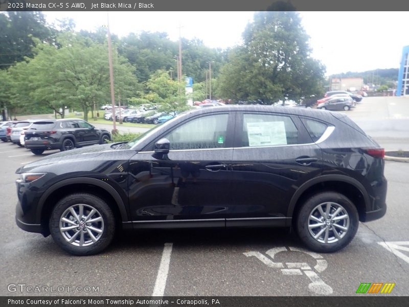 Jet Black Mica / Black 2023 Mazda CX-5 S AWD