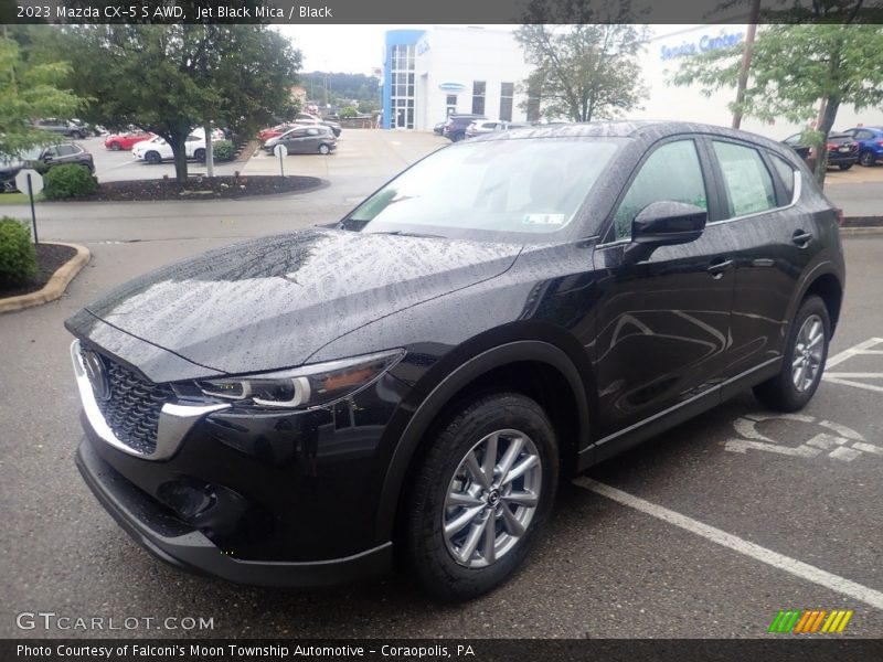 Jet Black Mica / Black 2023 Mazda CX-5 S AWD