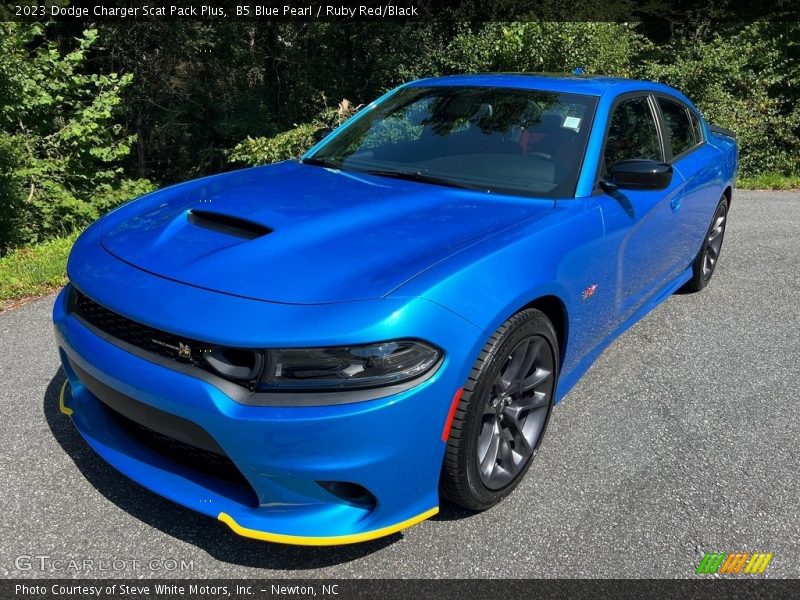 B5 Blue Pearl / Ruby Red/Black 2023 Dodge Charger Scat Pack Plus