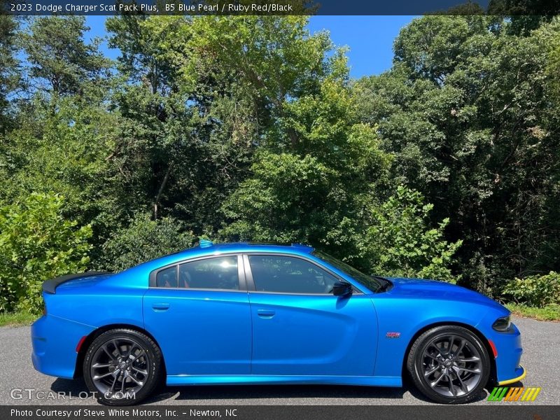 B5 Blue Pearl / Ruby Red/Black 2023 Dodge Charger Scat Pack Plus