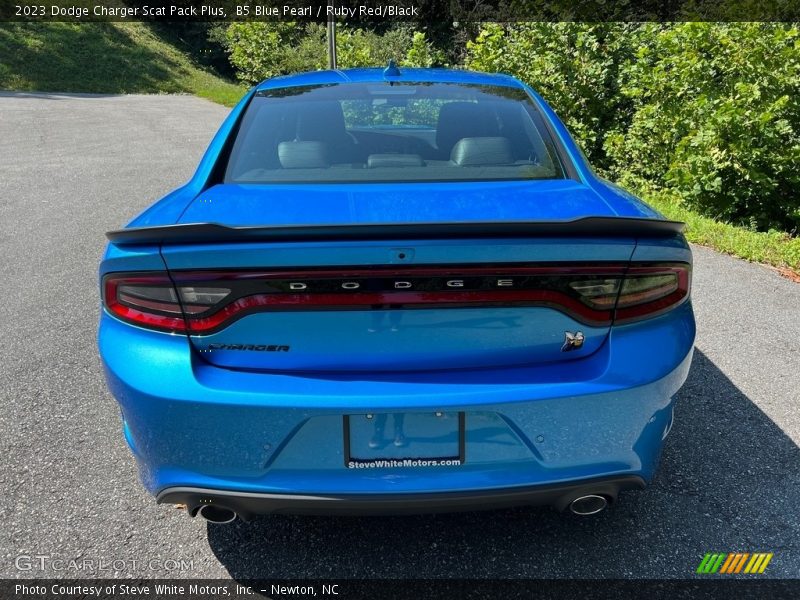 B5 Blue Pearl / Ruby Red/Black 2023 Dodge Charger Scat Pack Plus