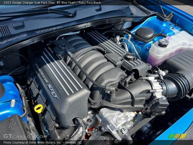 B5 Blue Pearl / Ruby Red/Black 2023 Dodge Charger Scat Pack Plus