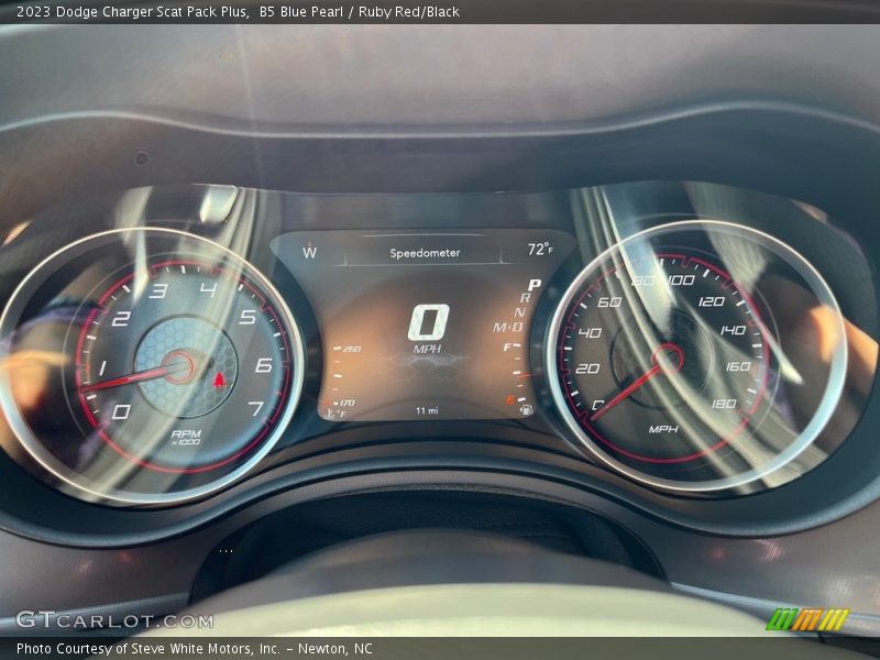 B5 Blue Pearl / Ruby Red/Black 2023 Dodge Charger Scat Pack Plus