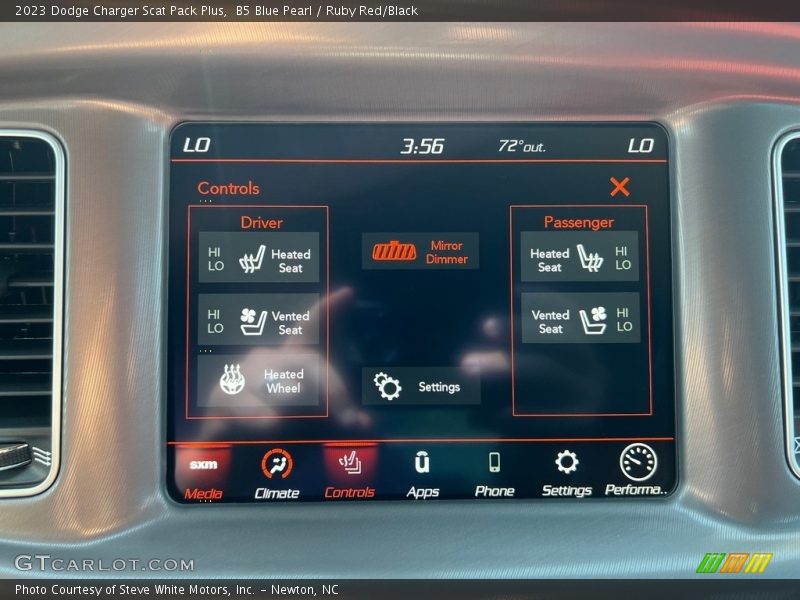 B5 Blue Pearl / Ruby Red/Black 2023 Dodge Charger Scat Pack Plus