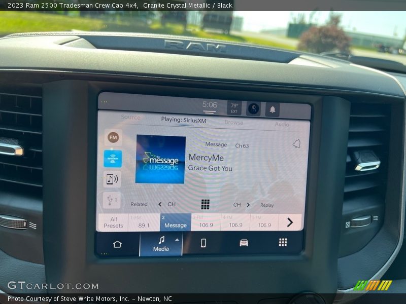 Granite Crystal Metallic / Black 2023 Ram 2500 Tradesman Crew Cab 4x4