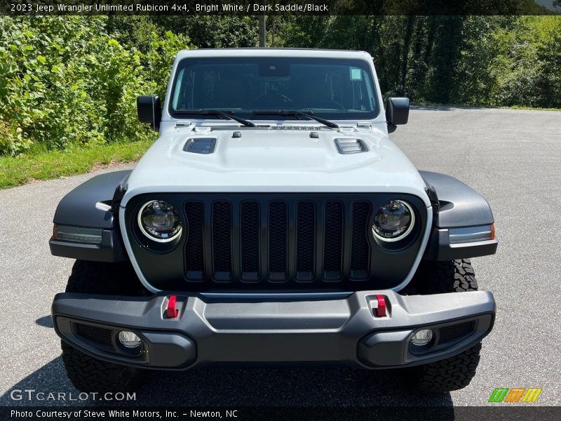 Bright White / Dark Saddle/Black 2023 Jeep Wrangler Unlimited Rubicon 4x4