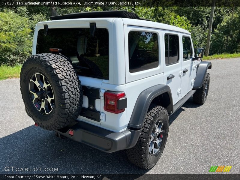Bright White / Dark Saddle/Black 2023 Jeep Wrangler Unlimited Rubicon 4x4
